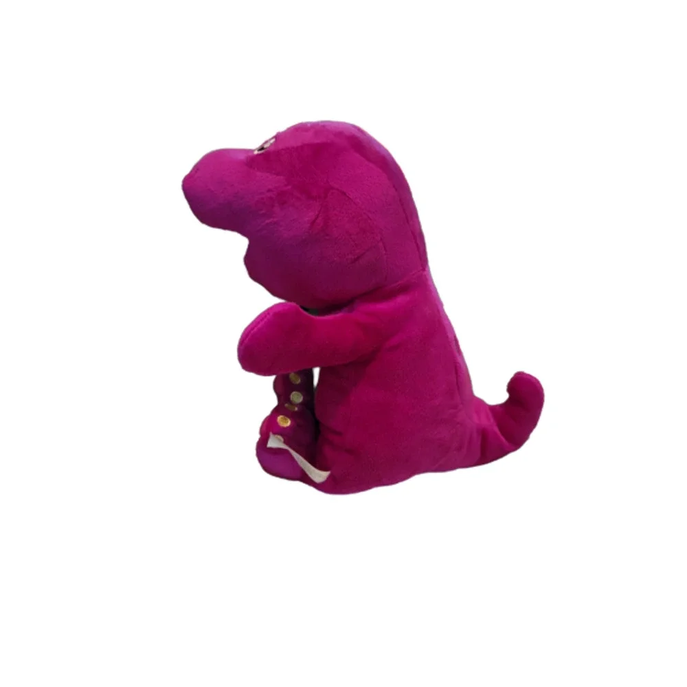 Barney The Dinosaur Singing Plush Sings I LOVE YOU Song Purple Lyons 8" 2013 - Picture 2 of 4